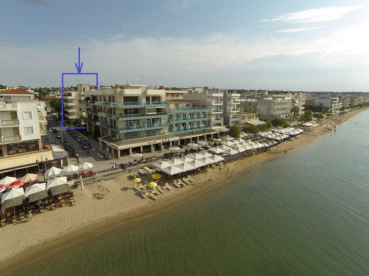 Ferienwohnung Aegean Studio By The Sea Peraía Exterior foto